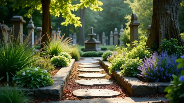 Plante pour cimetière : choisissez des variétés résistantes et faciles à entretenir